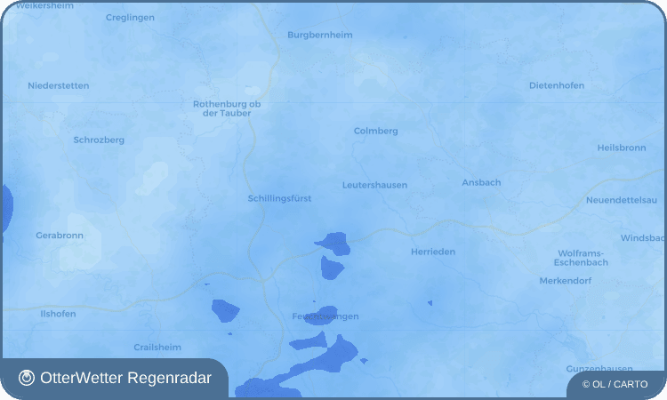 Wetter-Widget-Vorschau mit Vorhersagedaten für Gutenhard