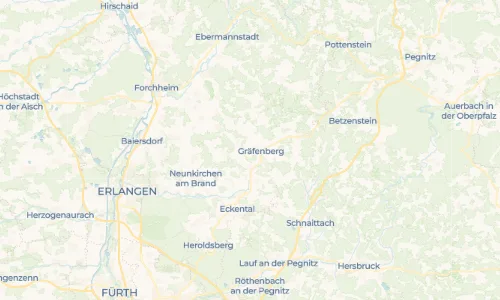 Regenradar Guttenburg: aktuelle Niederschläge in Guttenburg und Umgebung, Stand 21. Oktober 2026 um 10:05 Uhr