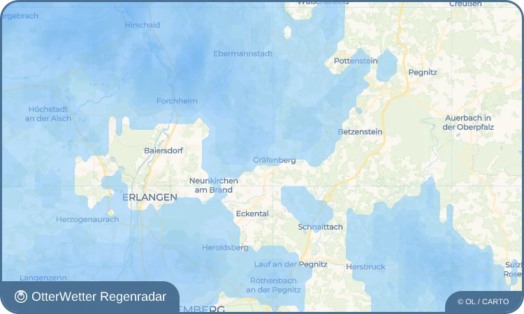 Wetter-Widget-Vorschau mit Vorhersagedaten für Guttenburg