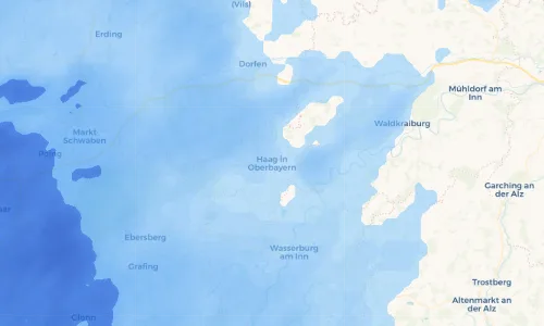 Regenradar Vorschaubild - Aktuelle Niederschläge in Haag in Oberbayern und Umgebung