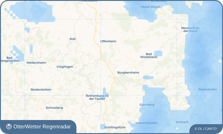 OtterWetter Regenradar-Widget Habelsee