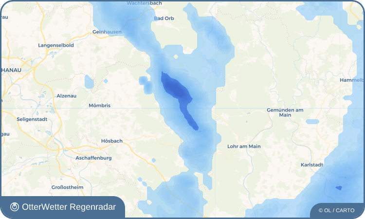 Wetter-Widget-Vorschau mit Vorhersagedaten für Habichsthal