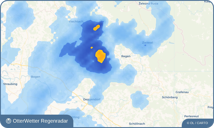 OtterWetter Regenradar-Widget Habischried