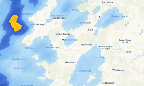 Regenradar Vorschaubild - Aktuelle Niederschläge in Habnith und Umgebung