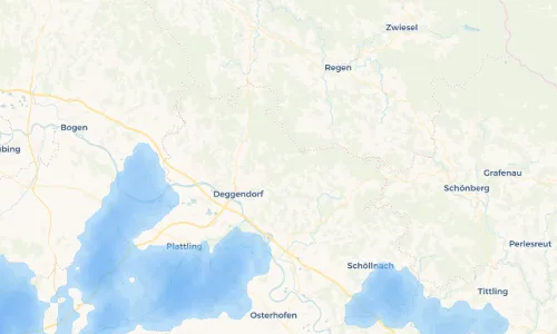 Regenradar Vorschaubild - Aktuelle Niederschläge in Hackermühle und Umgebung