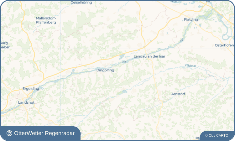 OtterWetter Regenradar-Widget Hackerskofen