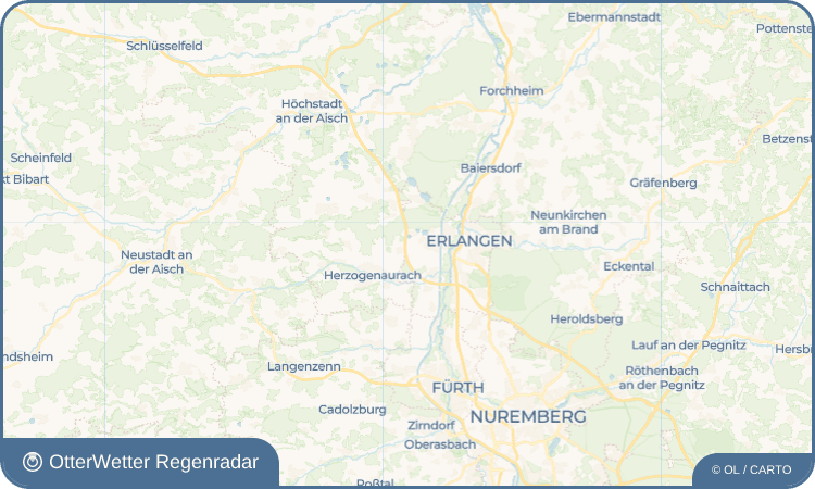 OtterWetter Regenradar-Widget Häusling