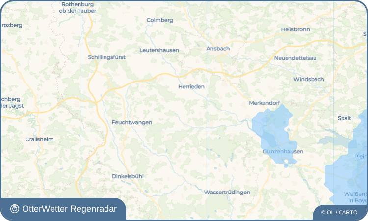 OtterWetter Regenradar-Widget Häuslingen