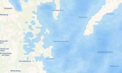 Regenradar Vorschaubild - Aktuelle Niederschläge in Hafenlohr und Umgebung