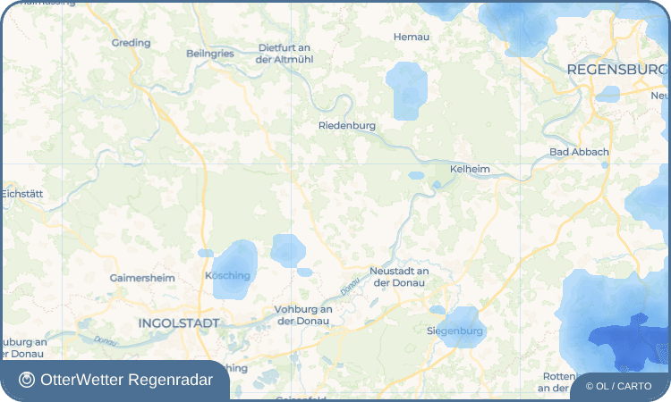 OtterWetter Regenradar-Widget Hagenhill
