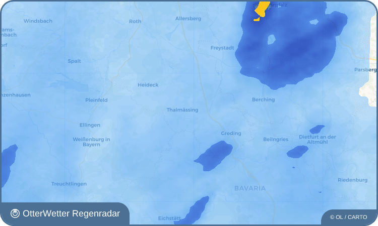 Wetter-Widget-Vorschau mit Vorhersagedaten für Hagenich