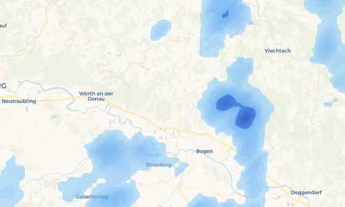 Regenradar Vorschaubild - Aktuelle Niederschläge in Hagnzell und Umgebung