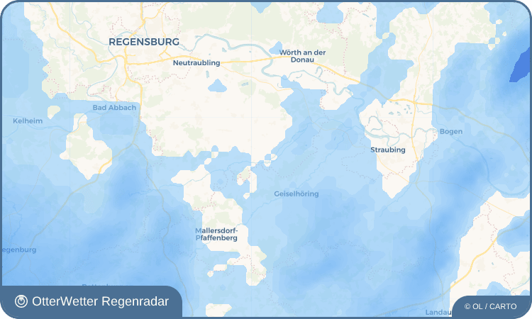 OtterWetter Regenradar-Widget Haidenkofen
