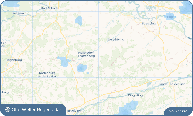 OtterWetter Regenradar-Widget Haimelkofen