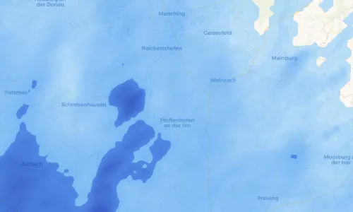 Regenradar Vorschaubild - Aktuelle Niederschläge in Haimpertshofen und Umgebung