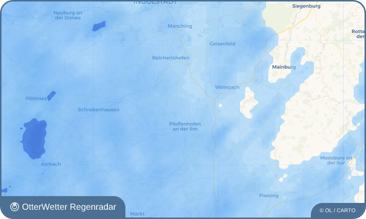 OtterWetter Regenradar-Widget Haimpertshofen
