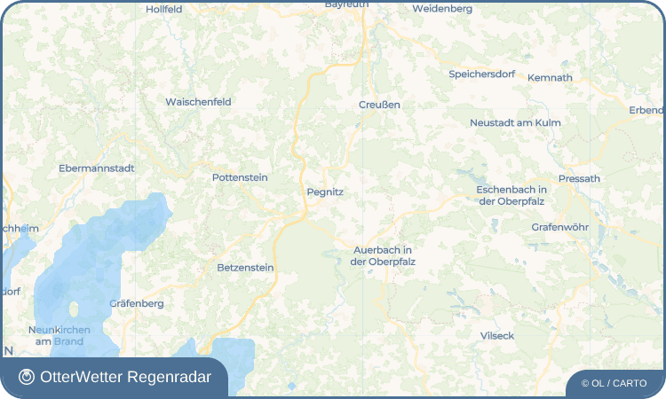 OtterWetter Regenradar-Widget Hainbronn