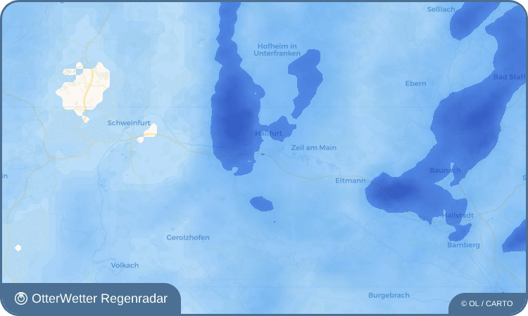 Wetter-Widget-Vorschau mit Vorhersagedaten für Hainert