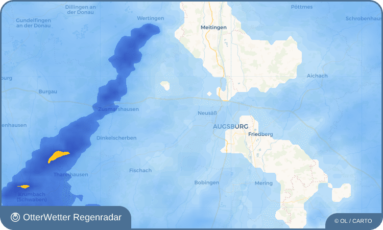 OtterWetter Regenradar-Widget Hainhofen