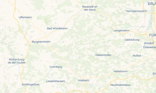 Regenradar Vorschaubild - Aktuelle Niederschläge in Hainklingen und Umgebung