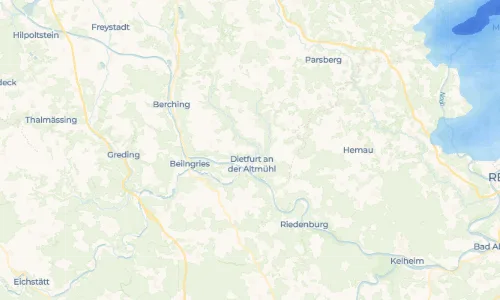 Regenradar Vorschaubild - Aktuelle Niederschläge in Hainsberg und Umgebung