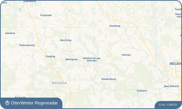 OtterWetter Regenradar-Widget Hainsberg