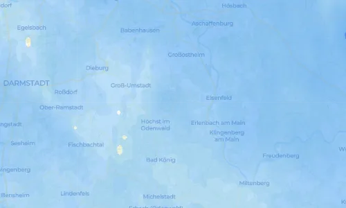 Regenradar Vorschaubild - Aktuelle Niederschläge in Hainstadt und Umgebung