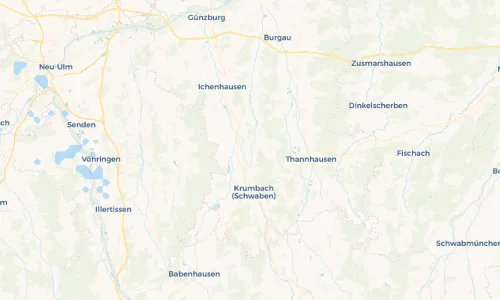 Regenradar Vorschaubild - Aktuelle Niederschläge in Halbertshofen und Umgebung