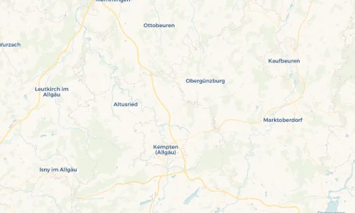 Regenradar Vorschaubild - Aktuelle Niederschläge in Haldenwang und Umgebung