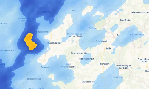 Regenradar Vorschaubild - Aktuelle Niederschläge in Hallerstein und Umgebung