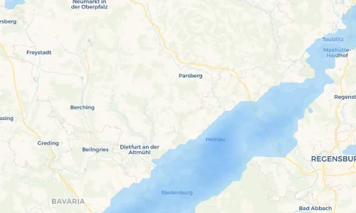 Regenradar Vorschaubild - Aktuelle Niederschläge in Hamberg und Umgebung