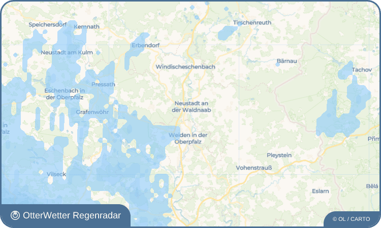OtterWetter Regenradar-Widget Hammerharlesberg