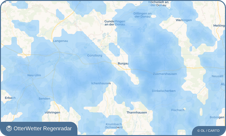 OtterWetter Regenradar-Widget Hammerstetten