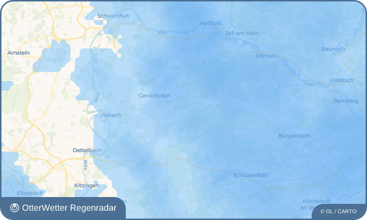 OtterWetter Regenradar-Widget Handthal