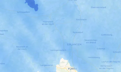 Regenradar Vorschaubild - Aktuelle Niederschläge in Hannberg und Umgebung