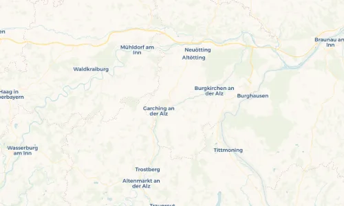 Regenradar-Vorschau: aktuelle Niederschläge in Hart an der Alz und Umgebung