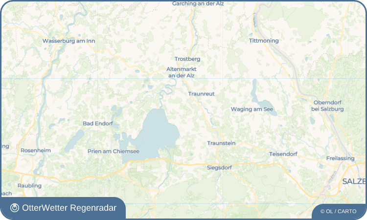OtterWetter Regenradar-Widget Hart