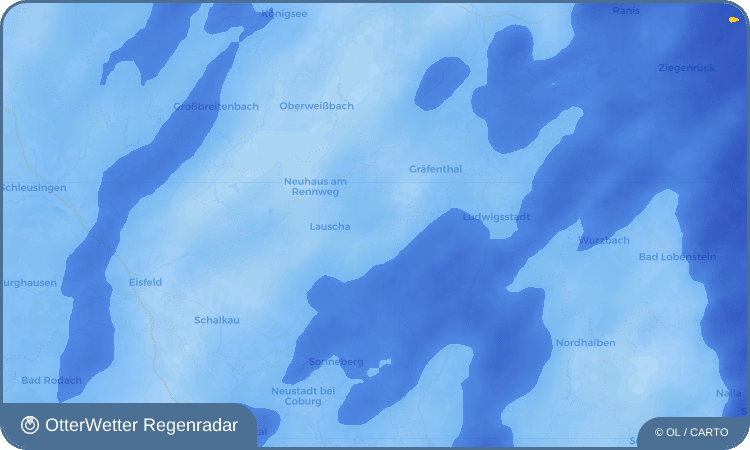 OtterWetter Regenradar-Widget Hasenthal