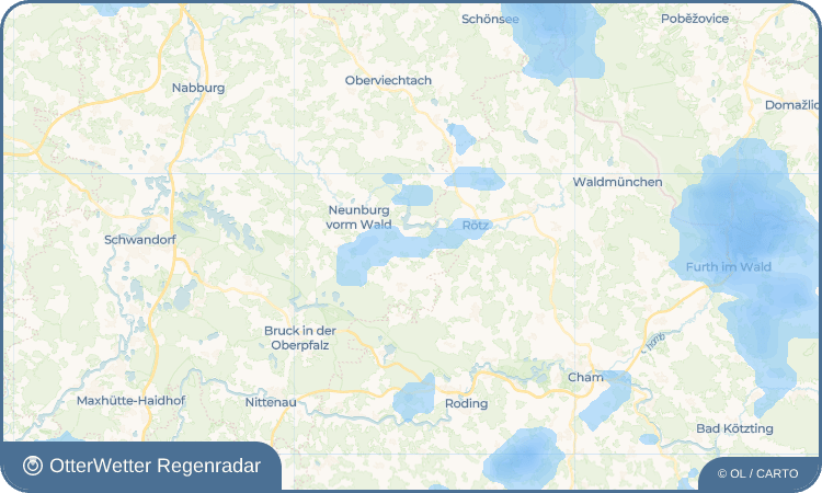 OtterWetter Regenradar-Widget Haslarn