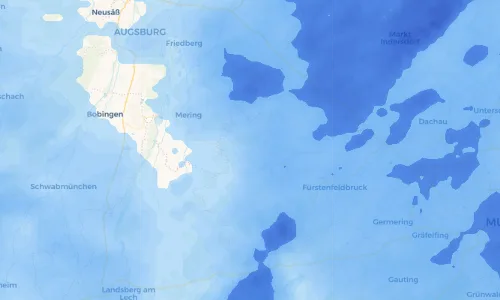 Regenradar Vorschaubild - Aktuelle Niederschläge in Haspelmoor und Umgebung