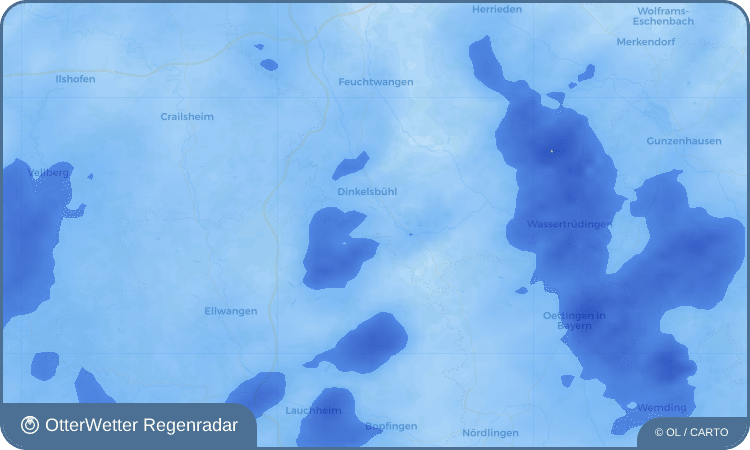OtterWetter Regenradar-Widget Hasselbach
