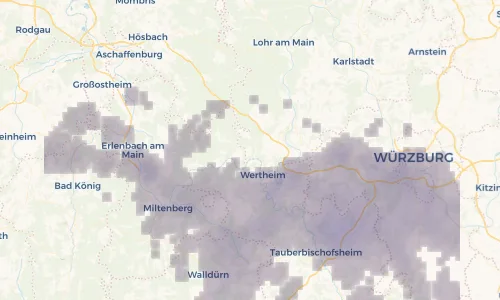 Regenradar Vorschaubild - Aktuelle Niederschläge in Hasselberg und Umgebung