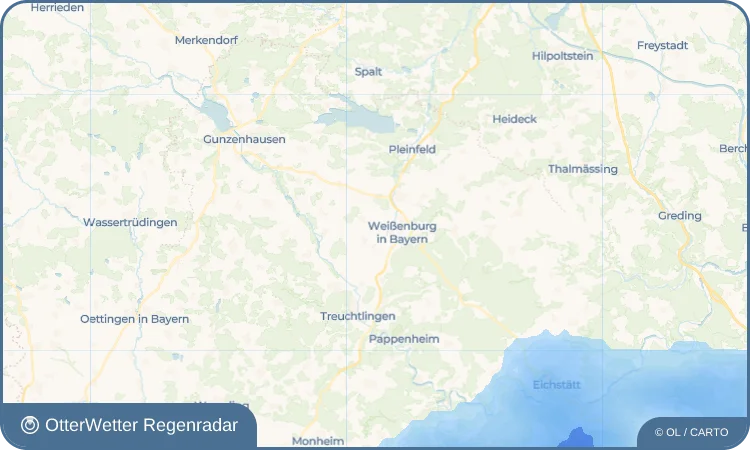 Widget-Vorschau für Hattenhof Wetter-Widget-Vorschau mit Vorhersagedaten für Hattenhof