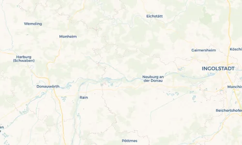 Regenradar Vorschaubild - Aktuelle Niederschläge in Hatzenhofen und Umgebung
