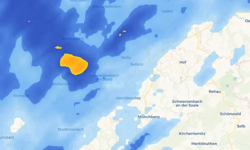 Regenradar Vorschaubild - Aktuelle Niederschläge in Haueisen und Umgebung