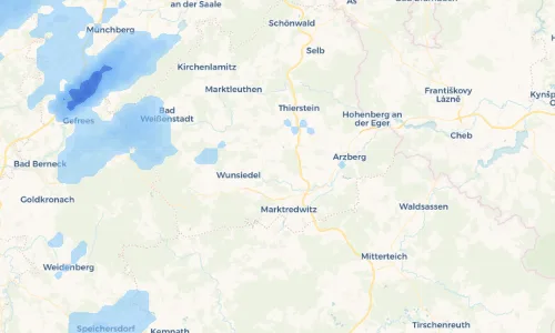Regenradar Vorschaubild - Aktuelle Niederschläge in Hauenreuth und Umgebung