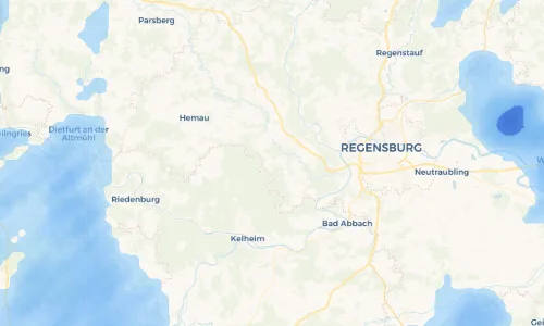 Regenradar Vorschaubild - Aktuelle Niederschläge in Haugenried und Umgebung