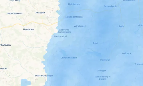 Regenradar Vorschaubild - Aktuelle Niederschläge in Haundorf und Umgebung