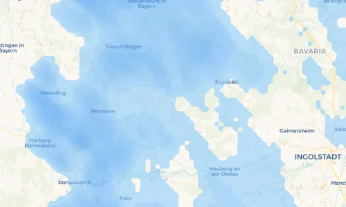 Regenradar Vorschaubild - Aktuelle Niederschläge in Haunsfeld und Umgebung