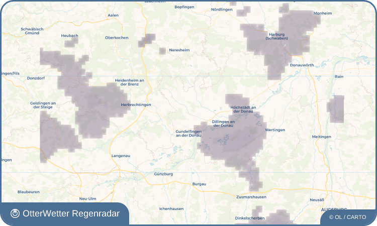 OtterWetter Regenradar-Widget Haunsheim